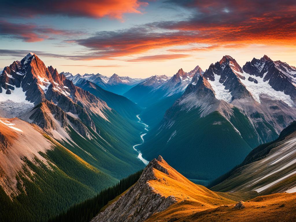 mountain ranges